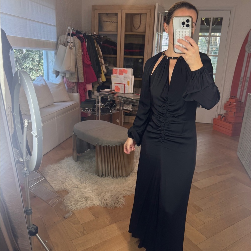 Veronica Beard Black Silk Dress
